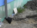 Zvod vody cez lapač strešných splavenín