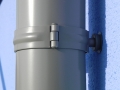 Detail uchytenia zvodu vody