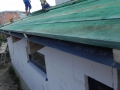 2. vrstva debnenia strechy garáže a skladu
